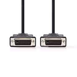 Nedis CCGB32000BK20 câble DVI 2 m DVI-D Noir