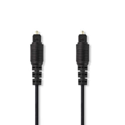Nedis CAGB25000BK50 câble audio 5 m TOSLINK Noir