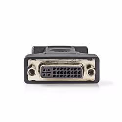 Nedis CCGB32901BK changeur de genre de câble VGA DVI-I 24+5-Pin Noir
