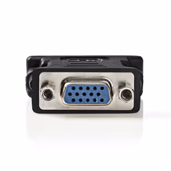 Nedis CCGB32900BK changeur de genre de câble DVI-I 24+5-Pin VGA Noir