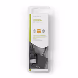 Nedis CCGB37250BK02 câble vidéo et adaptateur 0,2 m DisplayPort DVI-D Noir