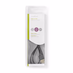 Nedis CCGB60510BK10 câble USB 1 m USB 2.0 USB A Micro-USB B Noir