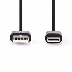 Nedis CCGB60600BK10 câble USB 1 m USB 2.0 USB B USB A Noir