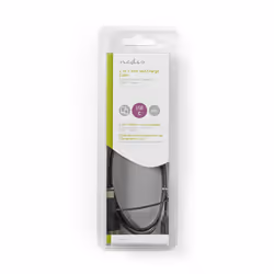Nedis CCGB60610BK10 câble USB 1 m USB 3.2 Gen 1 (3.1 Gen 1) USB A USB C/Micro-USB B Noir