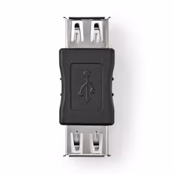 Nedis CCGB60900BK, USB-A, USB-A, Noir