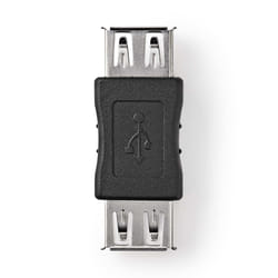 Nedis CCGB60900BK changeur de genre de câble USB-A Noir