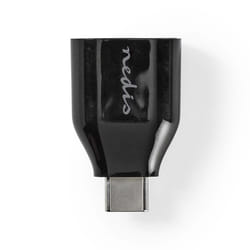 Nedis CCGB60915BK changeur de genre de câble USB C USB A Noir