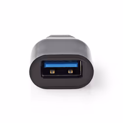 Nedis CCGB60915BK changeur de genre de câble USB C USB A Noir