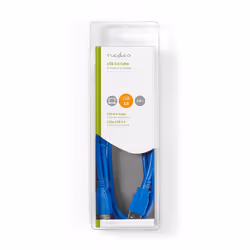 Nedis CCGB61010BU20 câble USB 2 m USB 3.2 Gen 1 (3.1 Gen 1) USB A Bleu