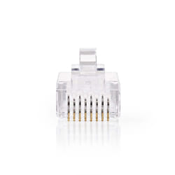Nedis CCGB89304TP connecteur de fils RJ45 Transparent