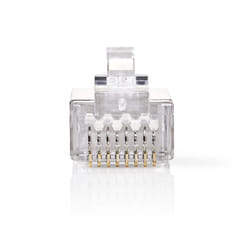Nedis CCGB89306ME connecteur de fils RJ45 Transparent