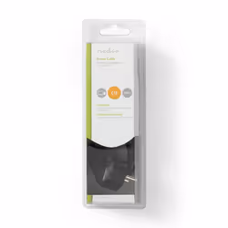 Nedis CEGB10000BK20 câble électrique Noir 2 m Prise d'alimentation type F Coupleur C13