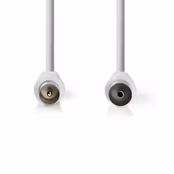 Nedis CSGB40000WT20 câble coaxial 2 m Blanc