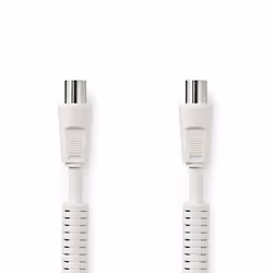Nedis CSGB40010WT20, 2 m, Coaxial, Coaxial, Blanc