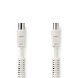 Nedis CSGB40010WT20 câble coaxial 2 m Blanc
