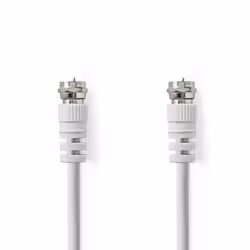 Nedis CSGB41000WT30 câble coaxial 3 m F Blanc