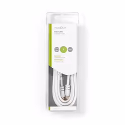 Nedis CSGB41000WT30 câble coaxial 3 m F Blanc