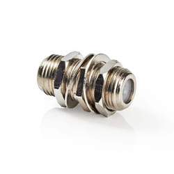 Nedis CSGB41940ME connecteur de fils F-type Argent