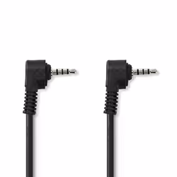 Nedis CVGB22000BK20, 3,5mm, Mâle, 3,5mm, Mâle, 2 m, Noir