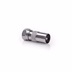 Nedis CSGB41953ME, F-type, Argent, Métal, Nickel, 21 g, 80 mm