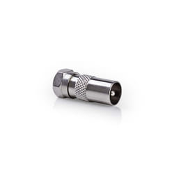 Nedis CSGB41953ME connecteur de fils F-type Argent