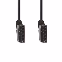 Nedis CVGB31000BK20 Câble SCART 2 m SCART (21-pin) Noir