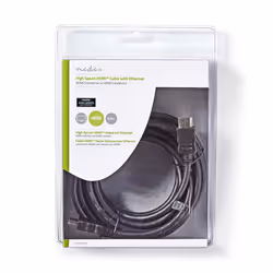 Nedis CVGB34000BK50 câble HDMI 5 m HDMI Type A (Standard) Noir