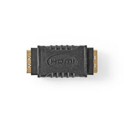 Nedis CVGB34900BK changeur de genre de câble HDMI Type A (Standard) Noir, Or