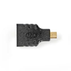 Nedis CVGB34907BK changeur de genre de câble HDMI Micro HDMI Noir