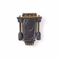 Nedis CVGB34912BK, HDMI Type A (Standard), DVI-D, Noir, Or
