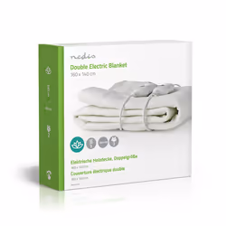 Nedis PEBL110CWT2 couverture et coussin chauffant Blanc - Vue supplémentaire 8