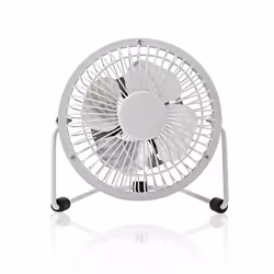 Nedis FNDK1WT10, Ventilateur à lame domestique, Blanc, Table, Métal, 10 cm, 1 m