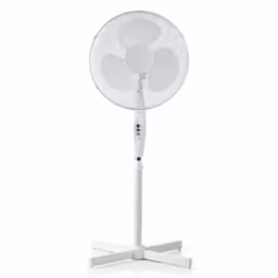 Nedis FNST10CWT40, Ventilateur à lame domestique, Blanc, Sol, Plastique, 40 cm, 1000 - 1200 mm