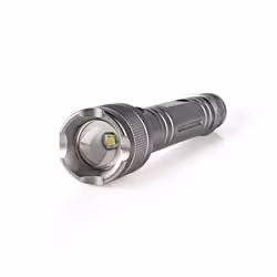 Nedis LTRH10WGY, Lampe torche, Gris, Aluminium, Boutons, IPX4, LED