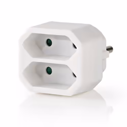 Nedis PSSPL200C1WT, Intérieure, Blanc, 2 sortie(s) CA, 230 V, 1700 W, 2,5 A