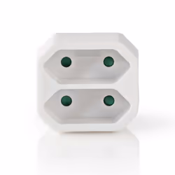 Nedis PSSPL200C1WT multiprise 2 sortie(s) CA Intérieure Blanc