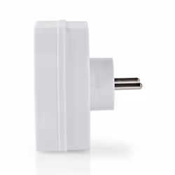 Nedis PSSPL200C2WT multiprise 2 sortie(s) CA Intérieure Blanc