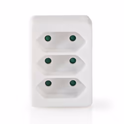 Nedis PSSPL300C1WT, Intérieure, Blanc, 3 sortie(s) CA, 230 V, 1700 W, 2,5 A