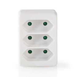 Nedis PSSPL300C1WT multiprise 3 sortie(s) CA Intérieure Blanc