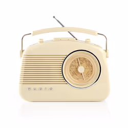 Nedis RDFM5000BG, Portable, Analogique, AM, FM, 88 - 108,5 MHz, 522 - 1620 kHz, 4,5 W