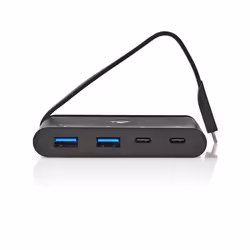 Nedis TCARF250BK hub & concentrateur USB 3.2 Gen 1 (3.1 Gen 1) Type-C Noir