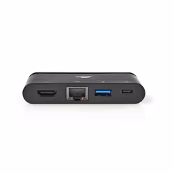 Nedis TCARF260BK, USB 3.2 Gen 1 (3.1 Gen 1) Type-C, Noir, HDMI, RJ-45, USB 3.2 Gen 1 (3.1 Gen 1) Type-A, USB 3.2 Gen 1 (3.1 G ...