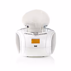 Nedis SPBB100WT Lecteur de CD Blanc