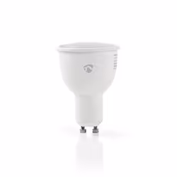 Nedis WIFILW10WTGU10, 4,5 W, GU10, 380 lm, 25000 h, Blanc froid, Blanc chaud, Blanc
