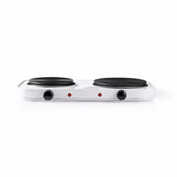 Nedis KAEP250EWT2, Blanc, Comptoir, Plaque scellée, Acier inoxydable, 2 zone(s), 2 zone(s)