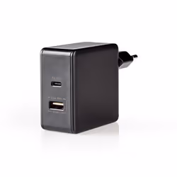 Nedis WCPD45W100BK chargeur d'appareils mobiles Universel Noir USB Intérieure