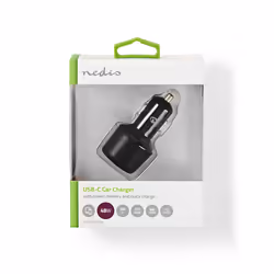 Nedis CCPD30W100BK chargeur d'appareils mobiles Smartphone Noir Allume-cigare Charge rapide Auto - Vue supplémentaire 4