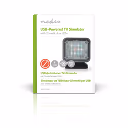 Nedis TV Simulator caméra de surveillance factice Noir Boîte - Vue supplémentaire 7
