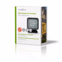 Nedis TV Simulator caméra de surveillance factice Noir Boîte - Vue supplémentaire 8