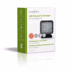 Nedis TV Simulator caméra de surveillance factice Noir Boîte - Vue supplémentaire 9